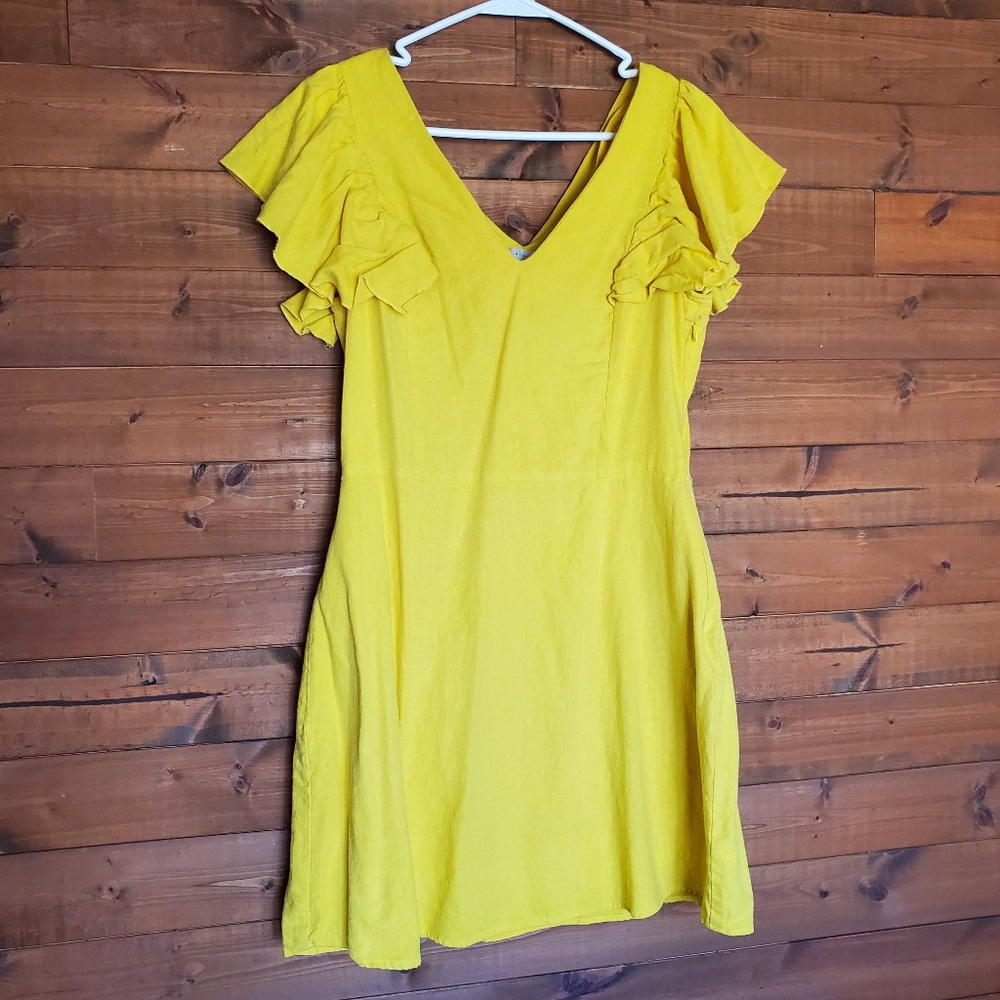 A New Day yellow dress